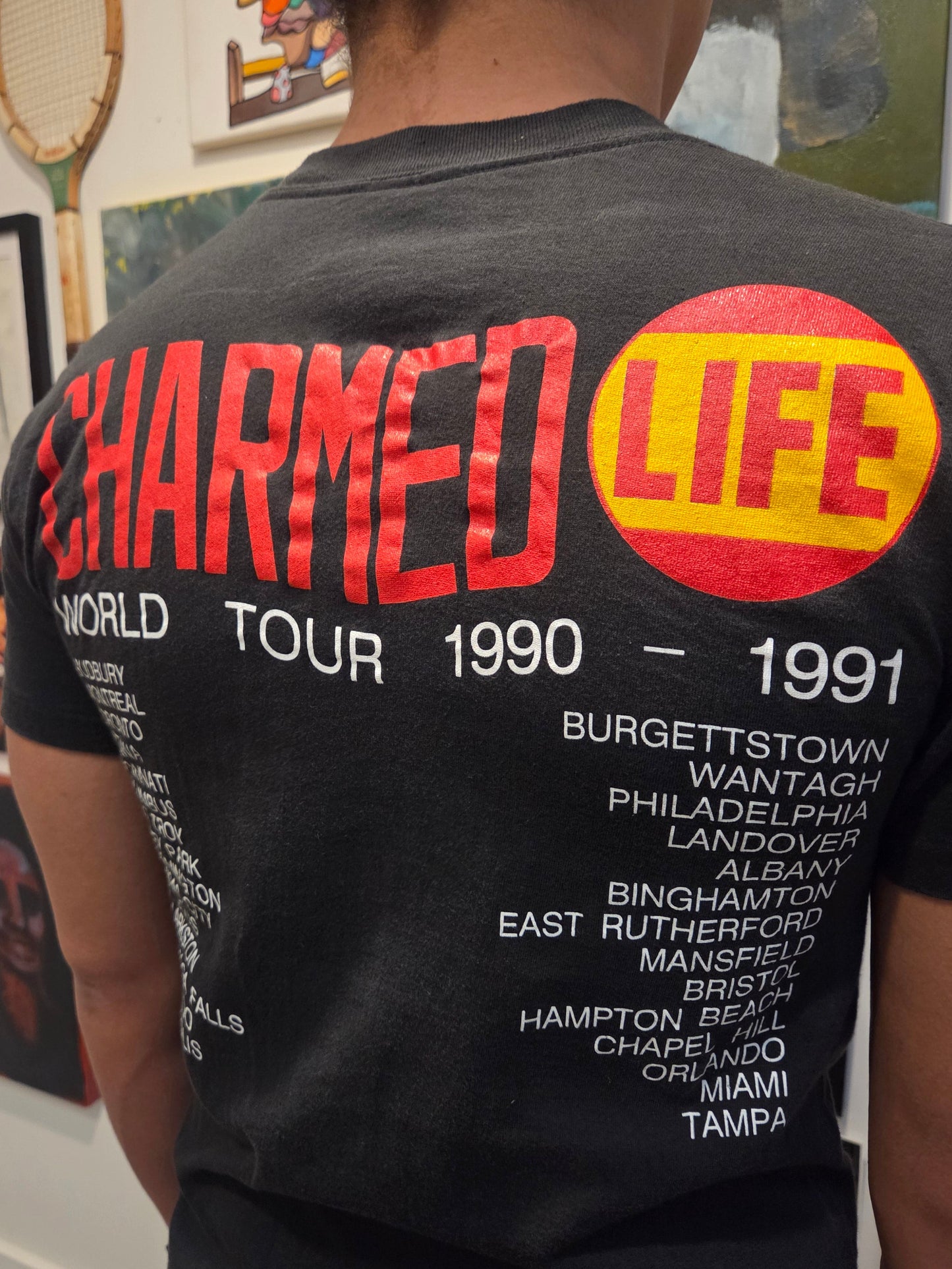 Billy Idol 1991 Charmed life tour shirt
