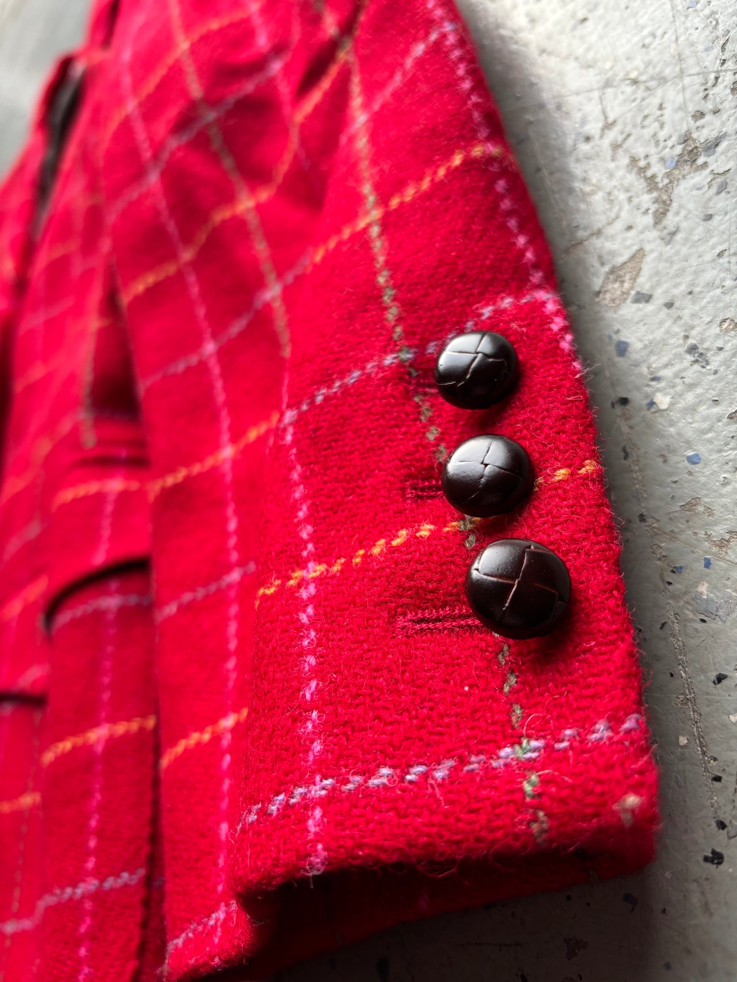 Vintage Orvis 100% Wool Plaid Blazer Size 10