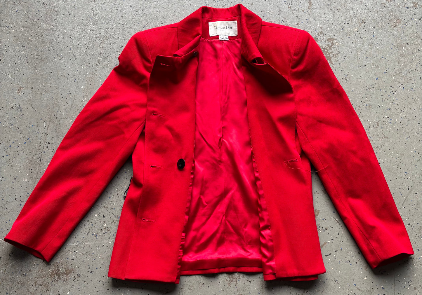 Vintage Christian Dior The Suit Double-breasted Blazer Size 8