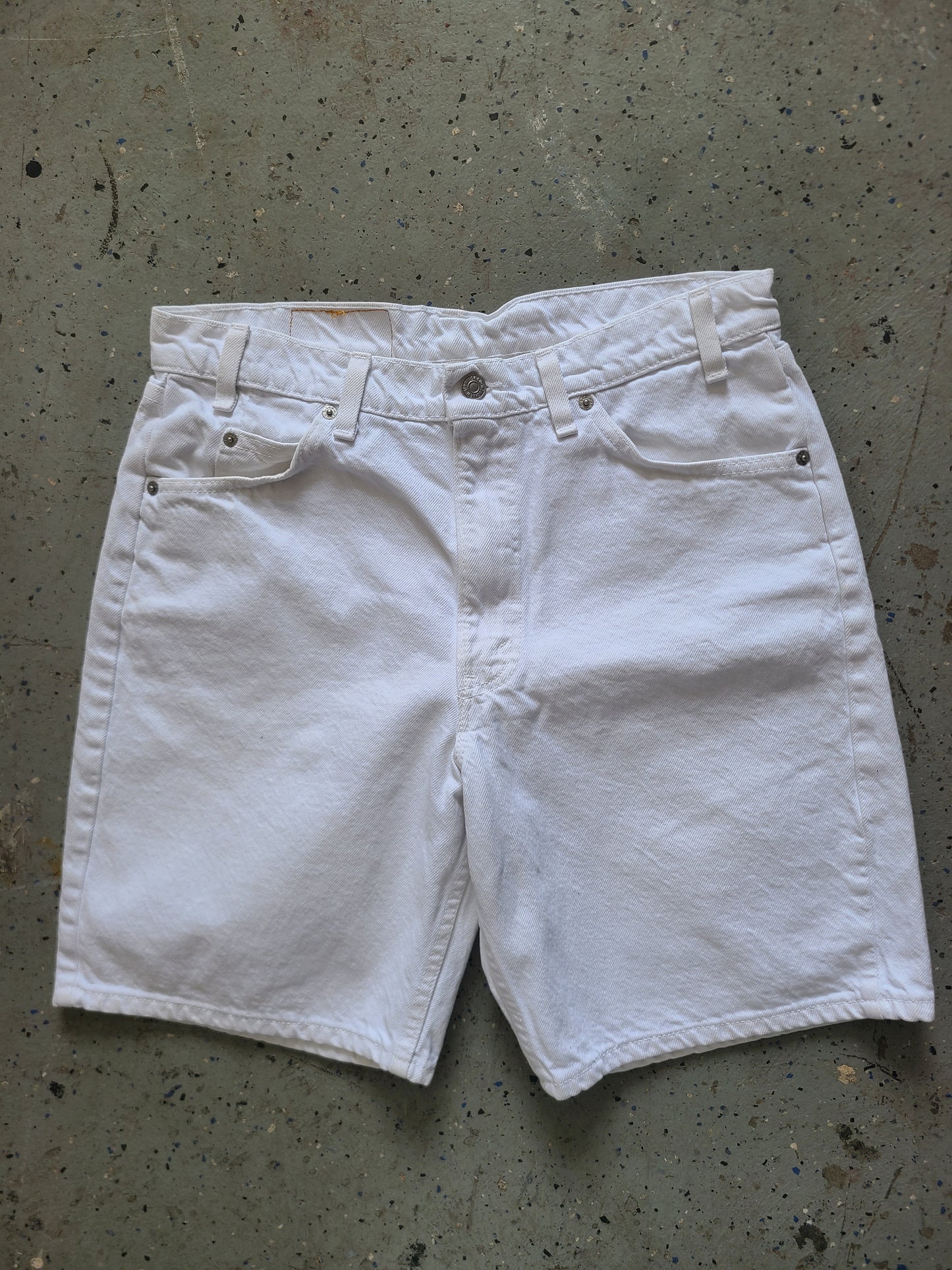 Levi's 550 Relaxed Fit Orange Tab Jorts 34x9