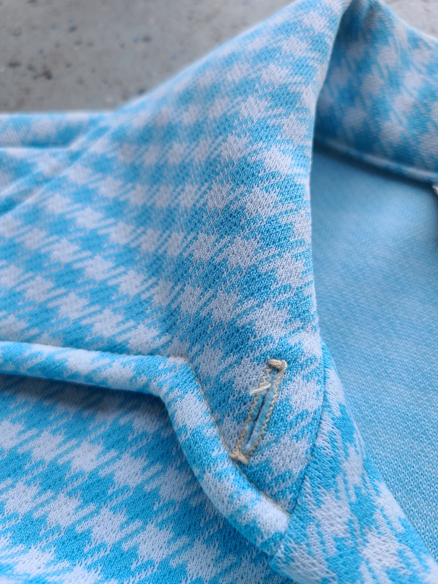 1970s Goldie California Herringbone Button Up Size Medium