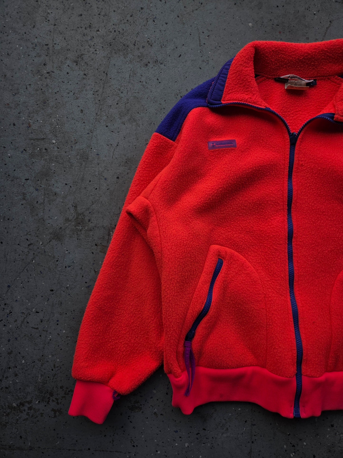 90s Columbia Radial Sleeve Fleece Size Ladies L