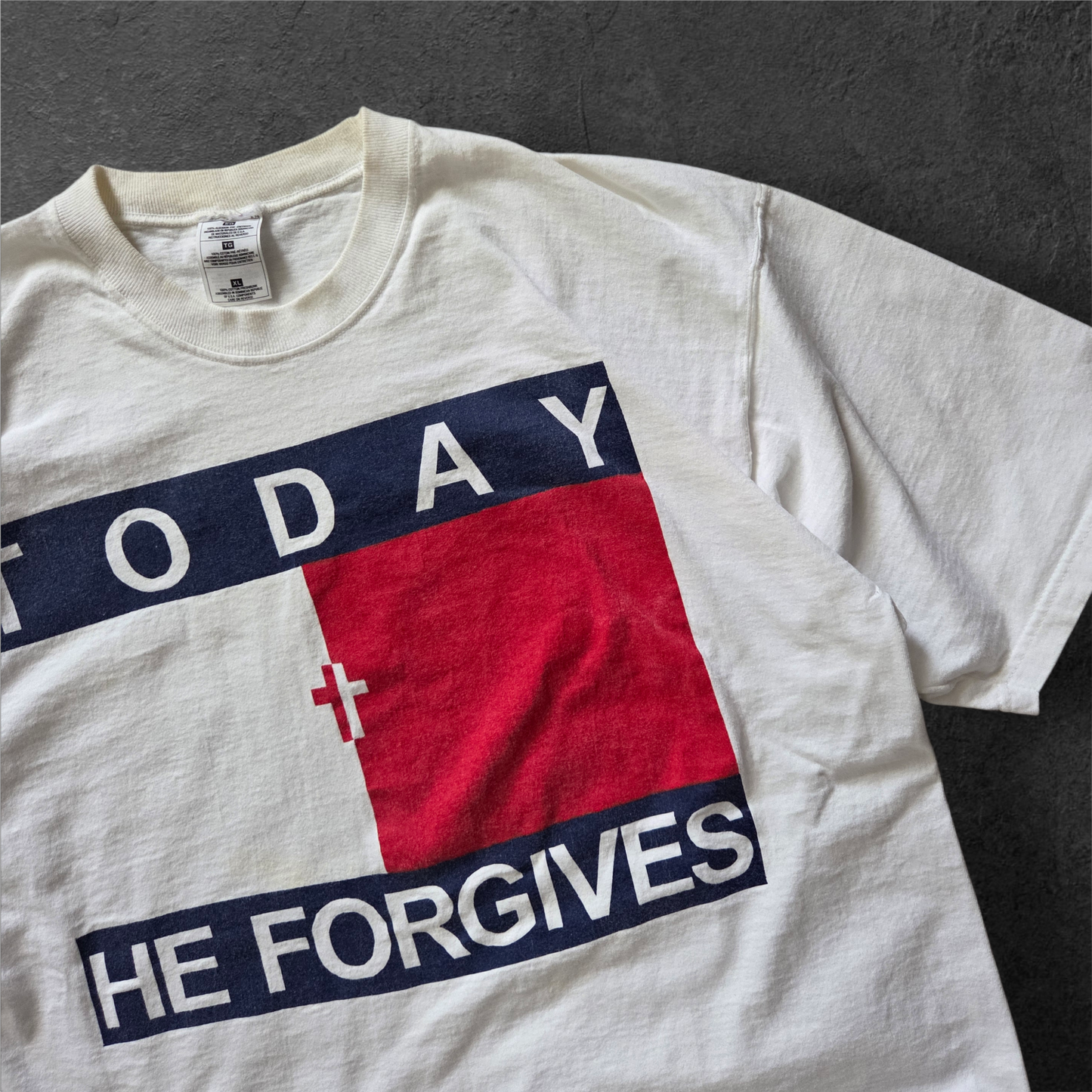 Y2k Today He Forgives Religious tee