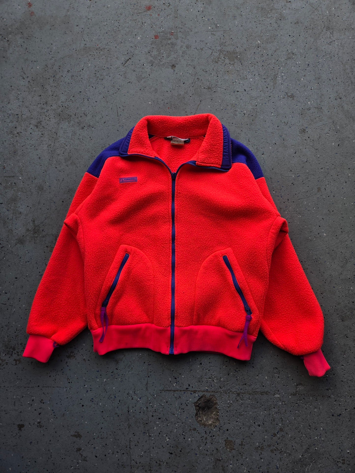 90s Columbia Radial Sleeve Fleece Size Ladies L