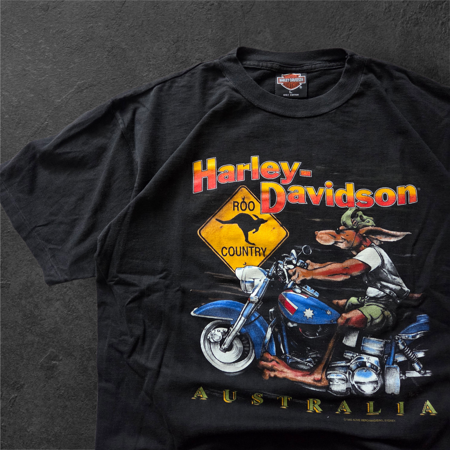 1992 Harley davidson tee Roo Country
