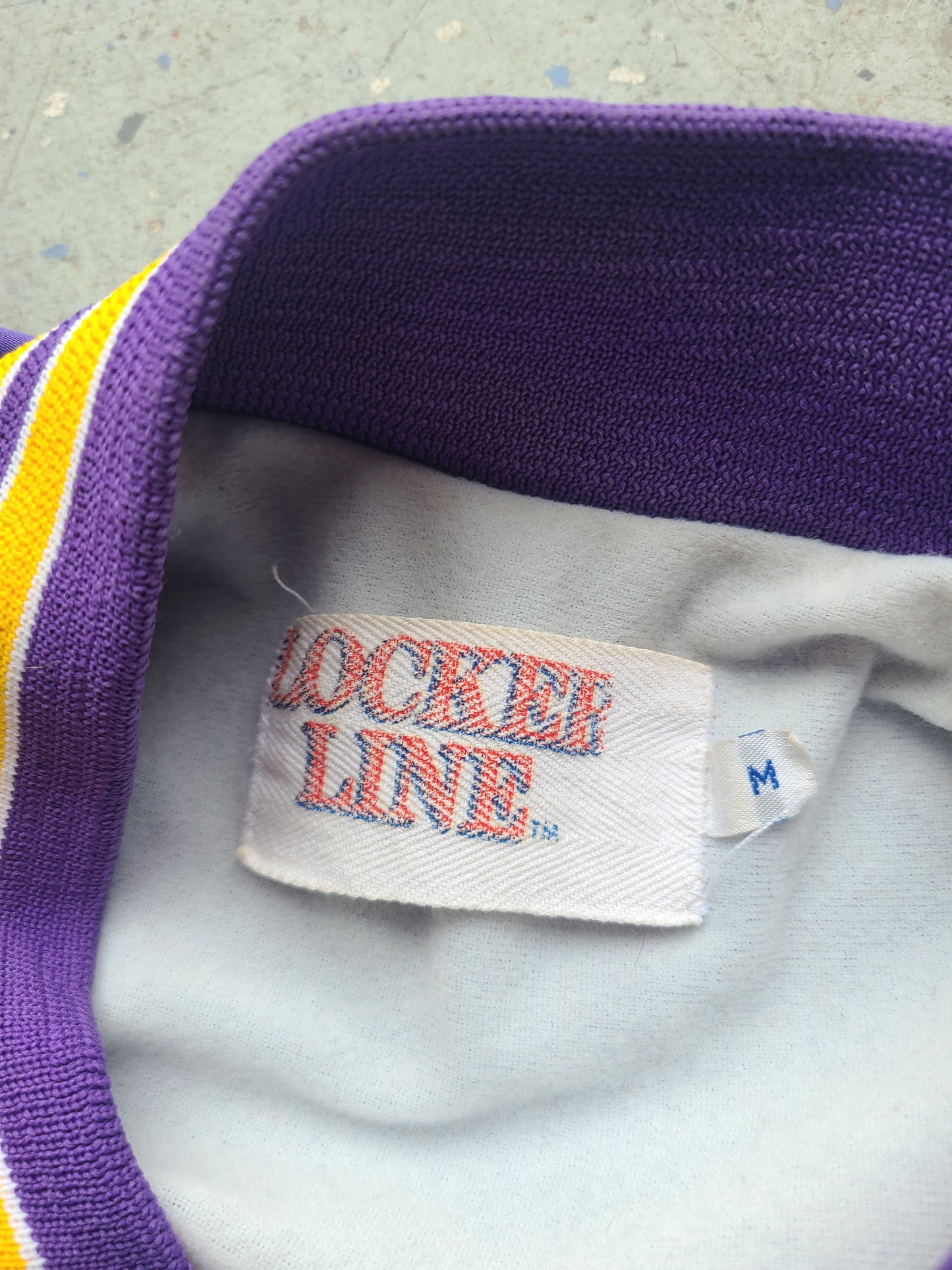80s Lakers Satin Jacket Size Medium