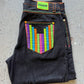 Coogie Jeans Neon Color-blocks Size 40x34