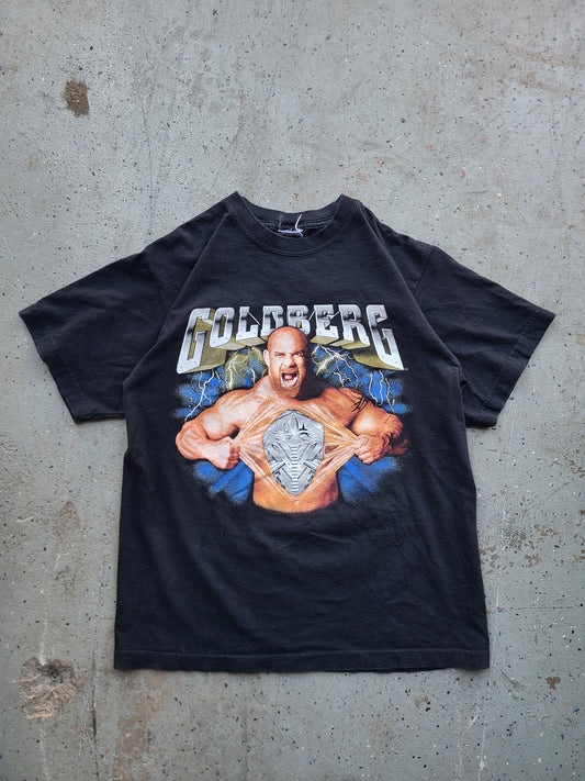 2001 Goldberg "Man or Machine wrestling tshirt Size Large