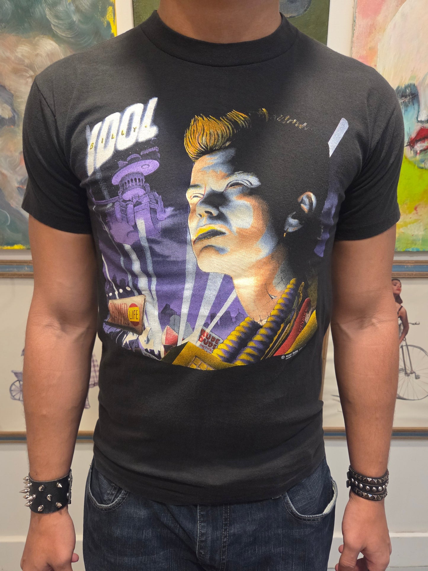 Billy Idol 1991 Charmed life tour shirt
