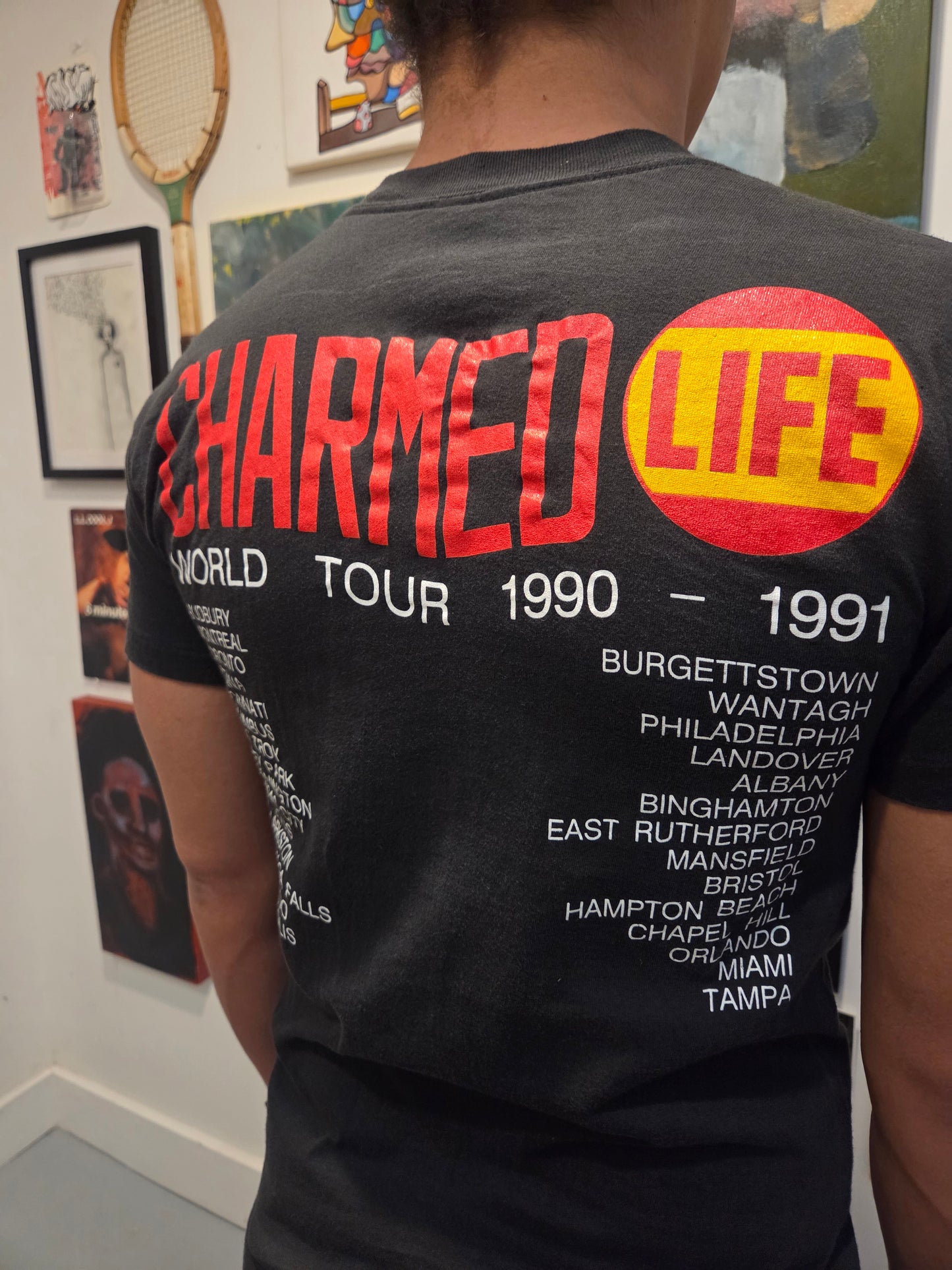 Billy Idol 1991 Charmed life tour shirt
