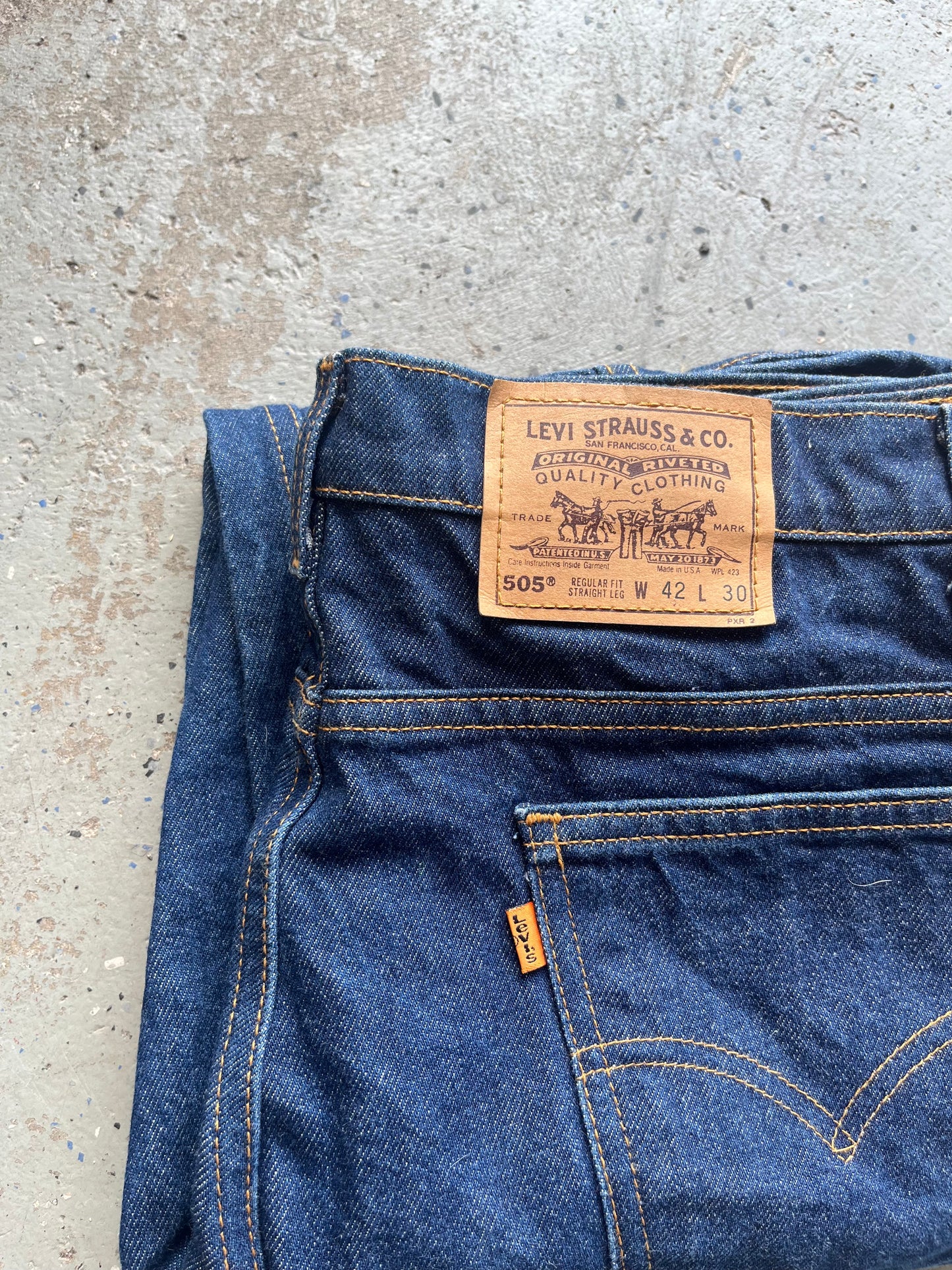 1996 Levi’s 505 Orange Tab Size 42x30