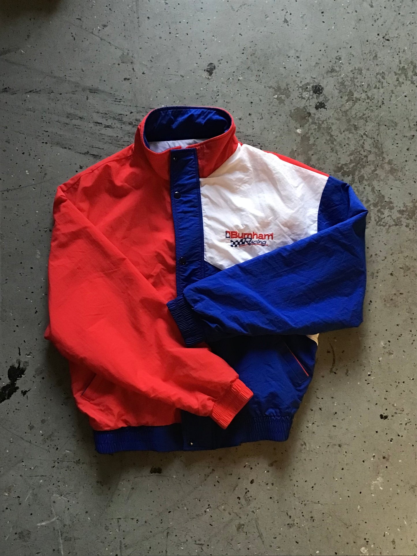 90s Burnham Racing by Swingster Windbreaker Size XL