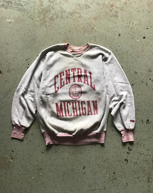 Cuffed Central Michigan University Crewneck Size Medium