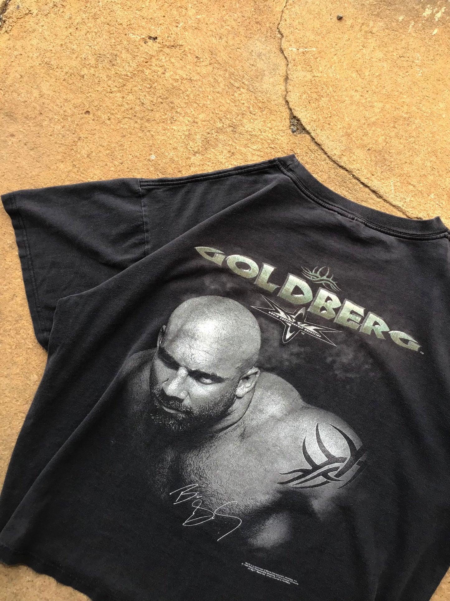 1999 WCW Goldberg pocket t-shirt Size 2XL