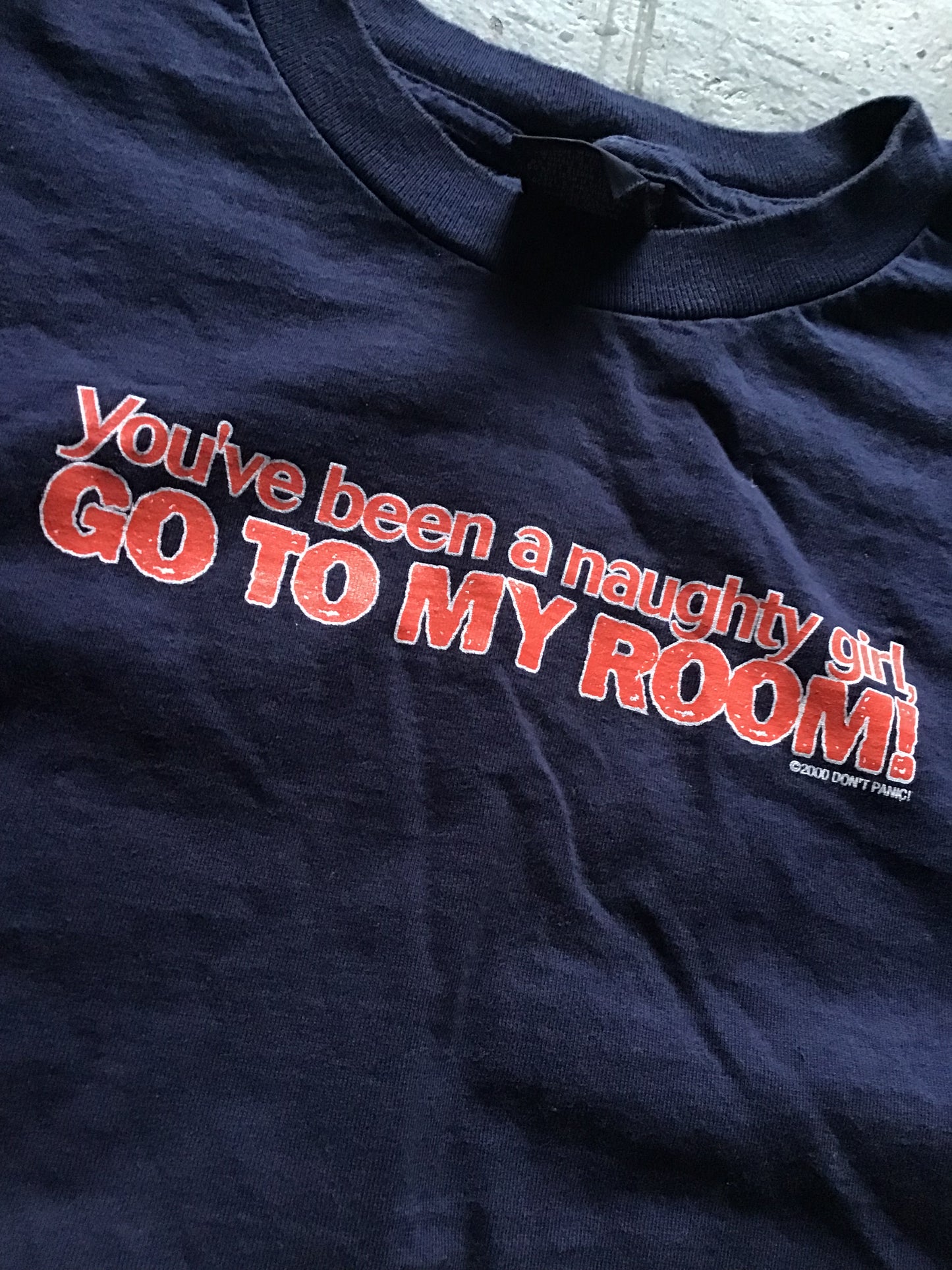 Y2K Parody T-shirt “You’ve been a naughty girl Go to my room! Size 2x