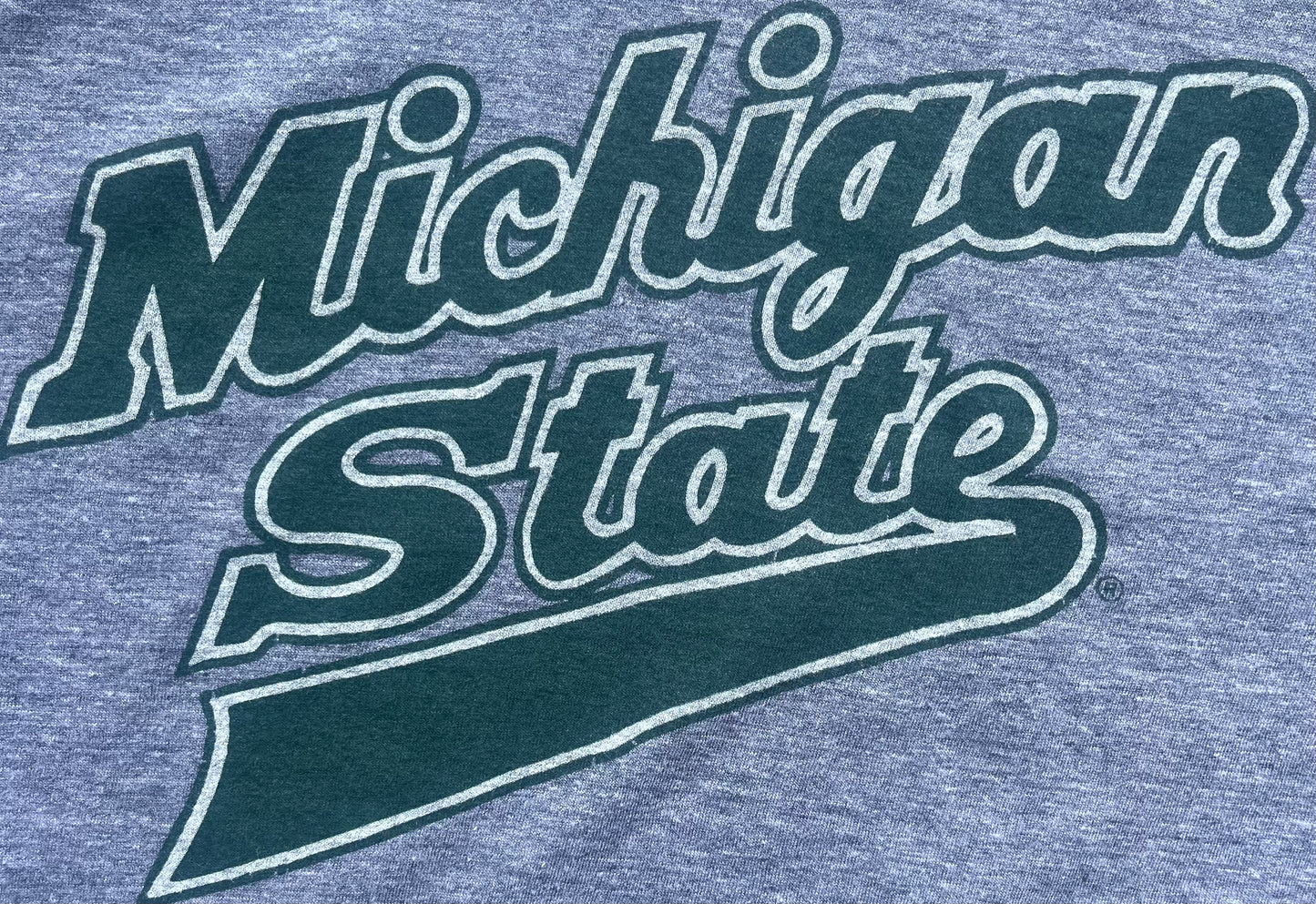 Michigan State Made in the USA Raglan Tee Size XL