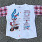 1994 Buster Bunny Cropped Baseball Jersey Size Large