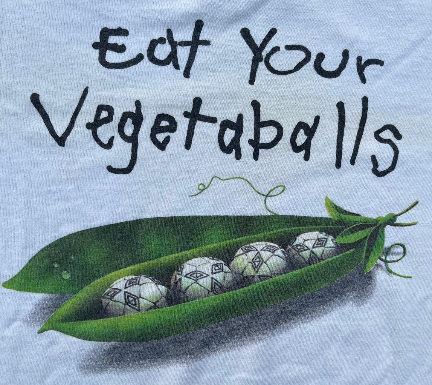 90s Umbro “Eat Your Vegetaballs” T-shirt Size XL