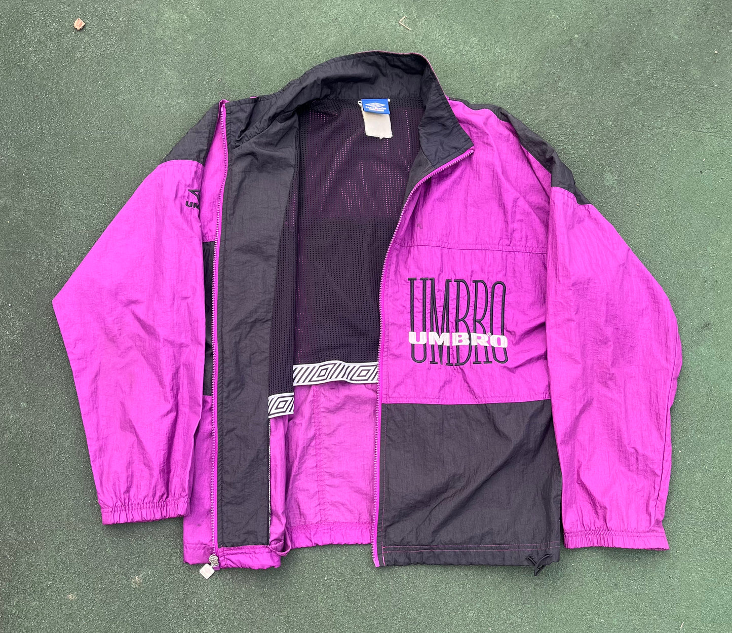 90s Umbro Square Block Windbreaker Size S