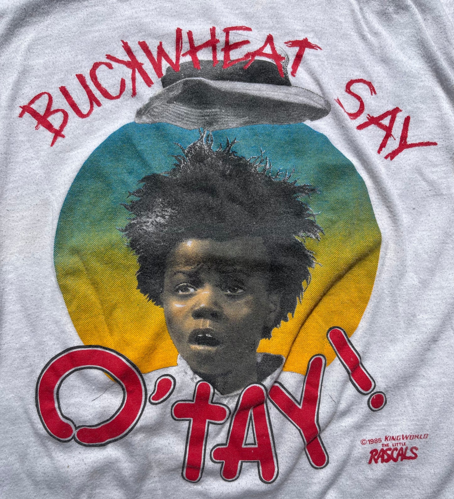 1985 Buckwheat “Say O’tay!” T-shirt Size Small