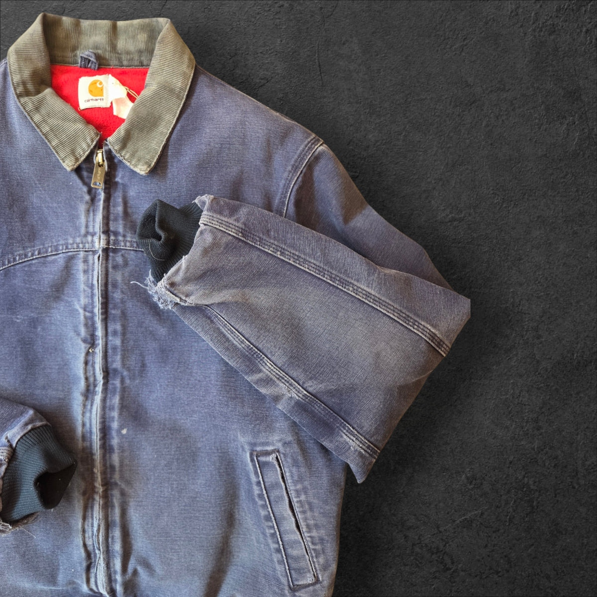 Denim Blue Carhartt Santa Fe jacket size large tall
