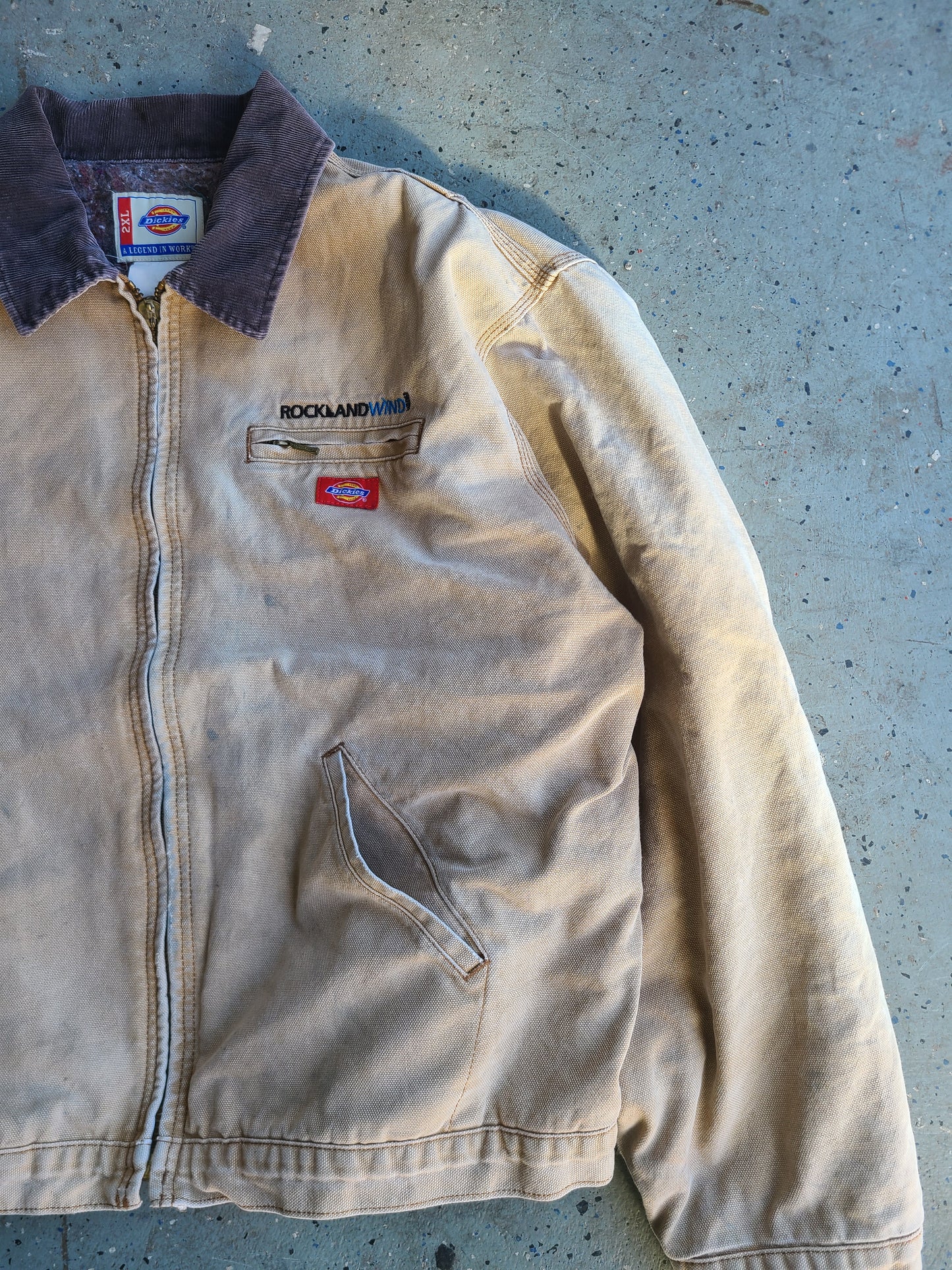 90s Dickies (Rockland wind) detroit style jacket Size 2XL