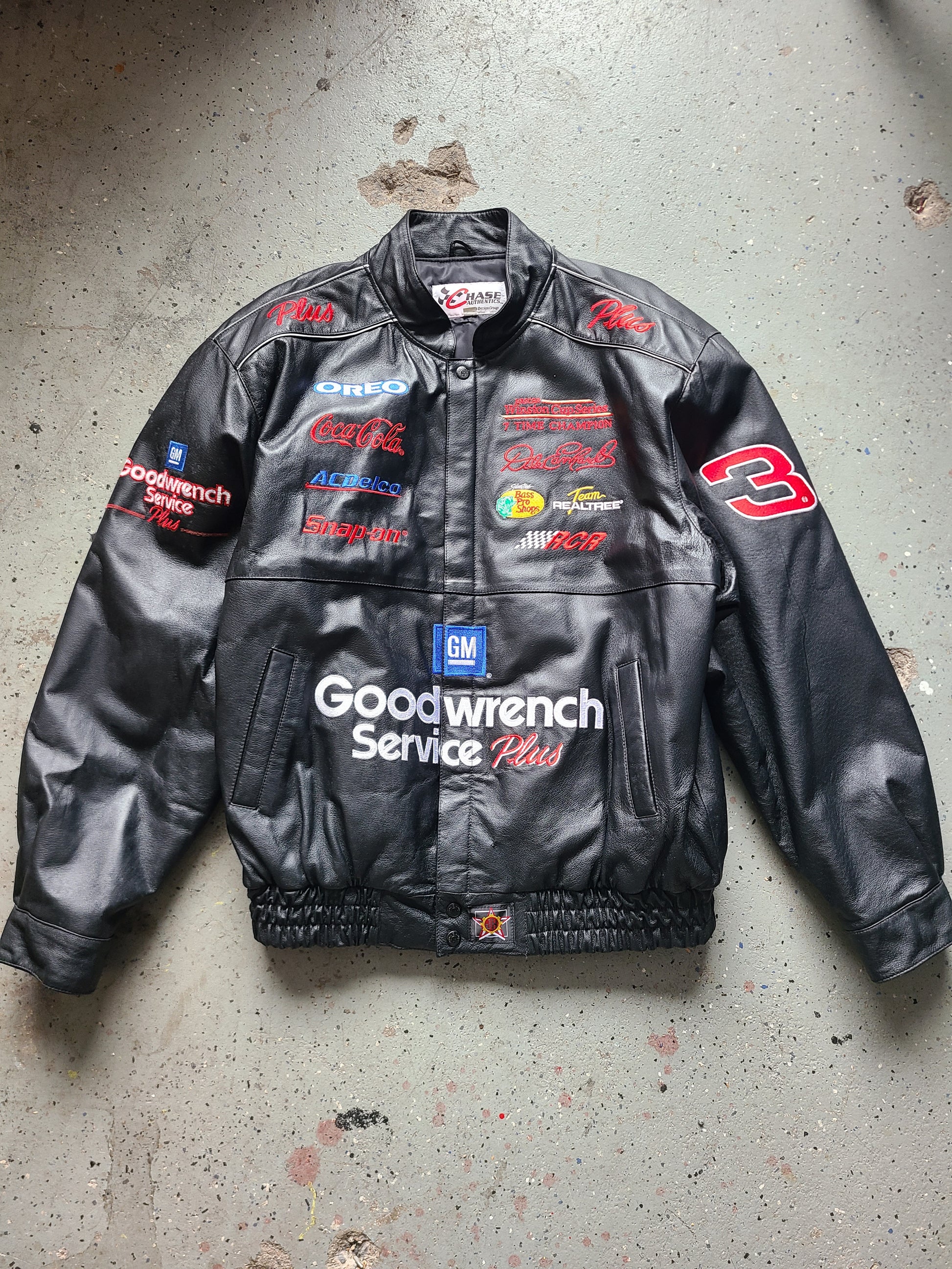 Sr Racing Jackets Dale Earnhardt Goodwrench Service Plus Nascar