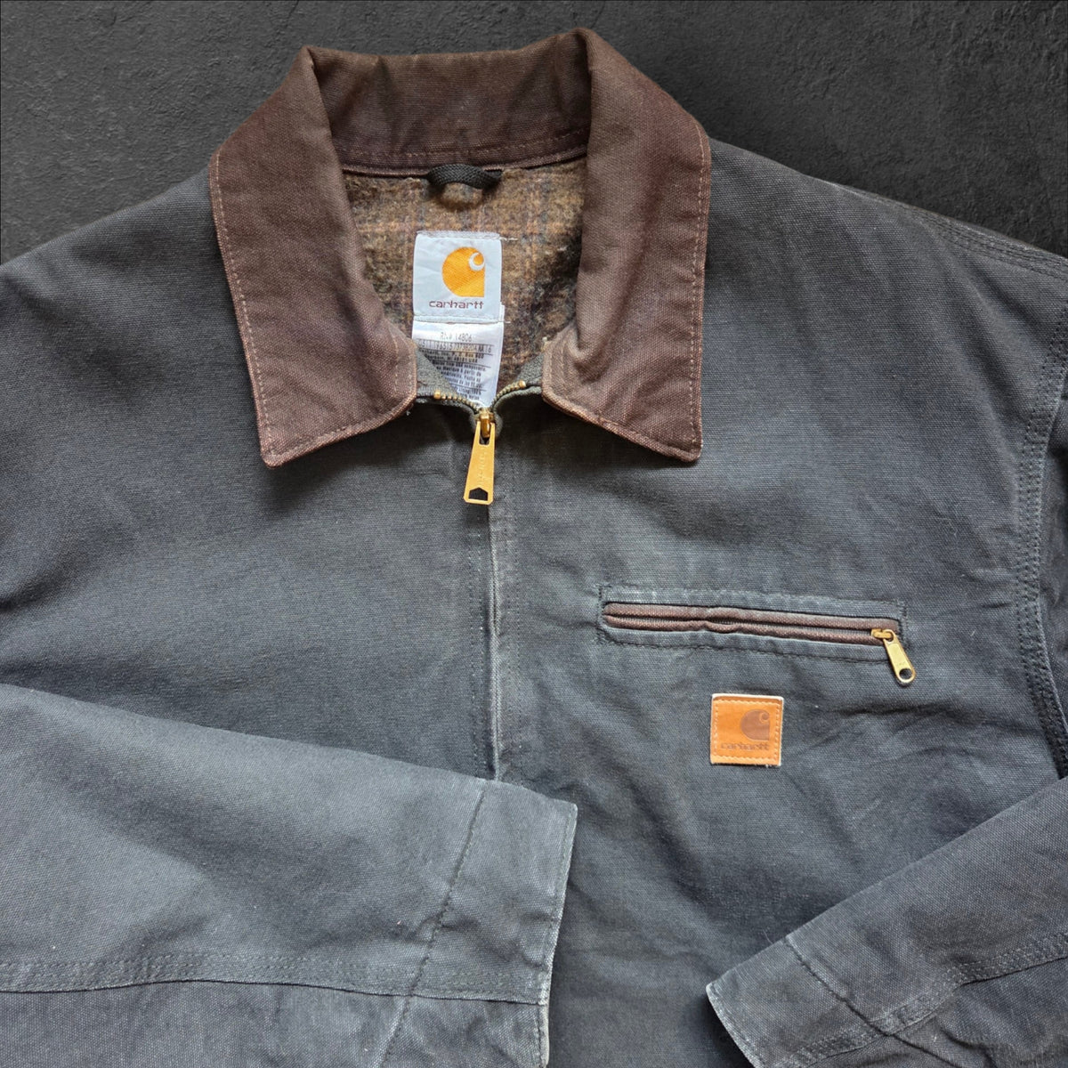 Black Carhartt Detroit jacket J97 BLK size XL