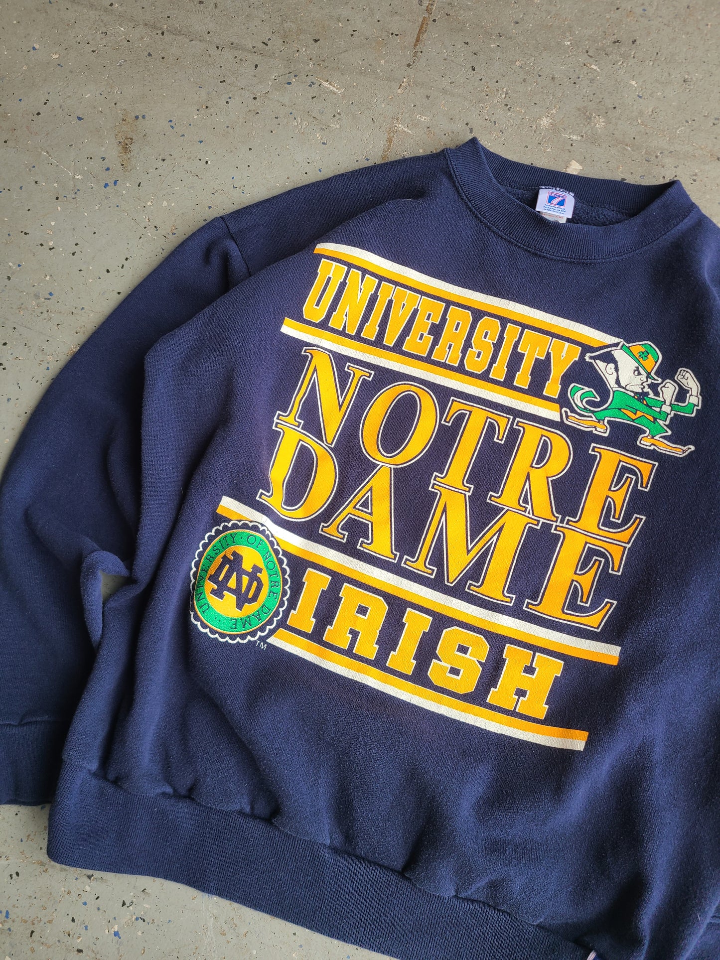 90s Notre Dame Irish Crewneck Sweatshirt Size XL