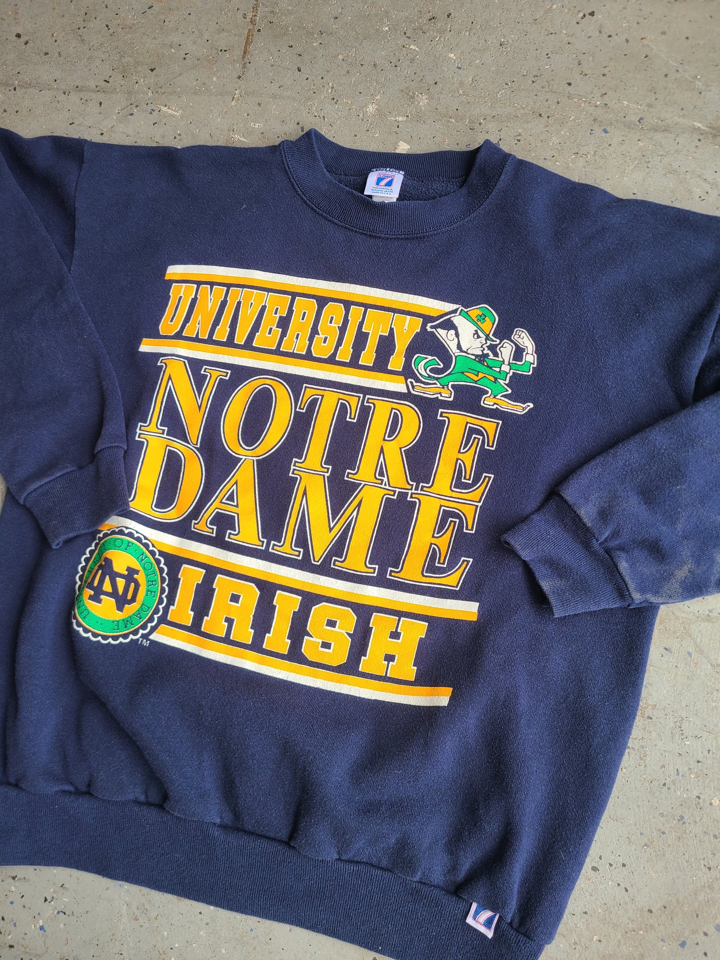 90s Notre Dame Irish Crewneck Sweatshirt Size XL