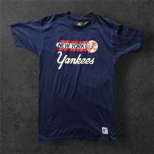80s New York Yankees shirt hat logo tee