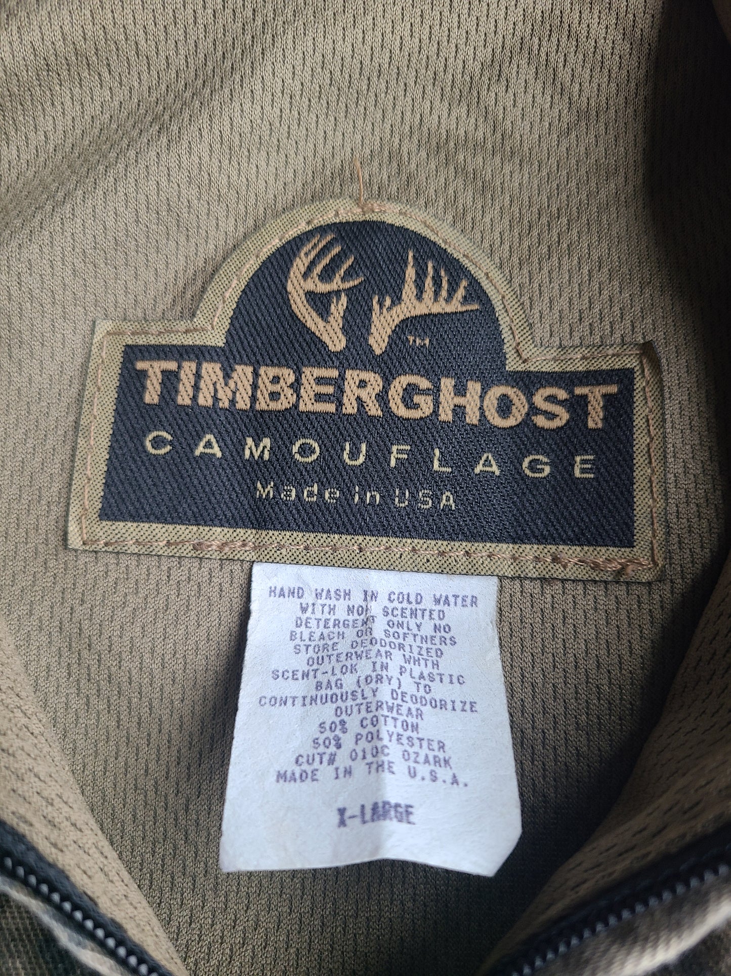 TimberGhost Hooded Jacket Size XL