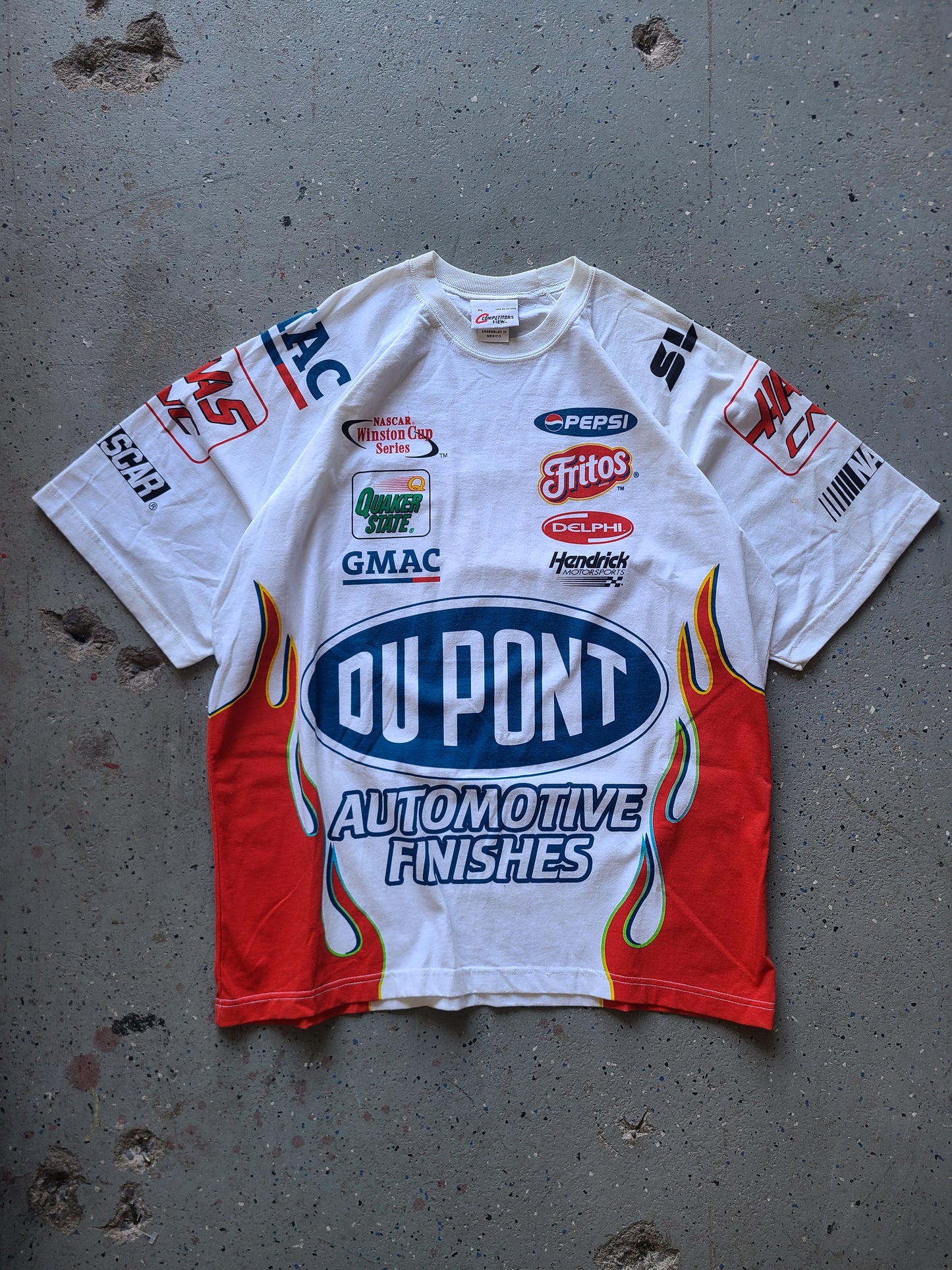 Late 90s Dupont Racing "Automotive Finishes" t-shirt size XL