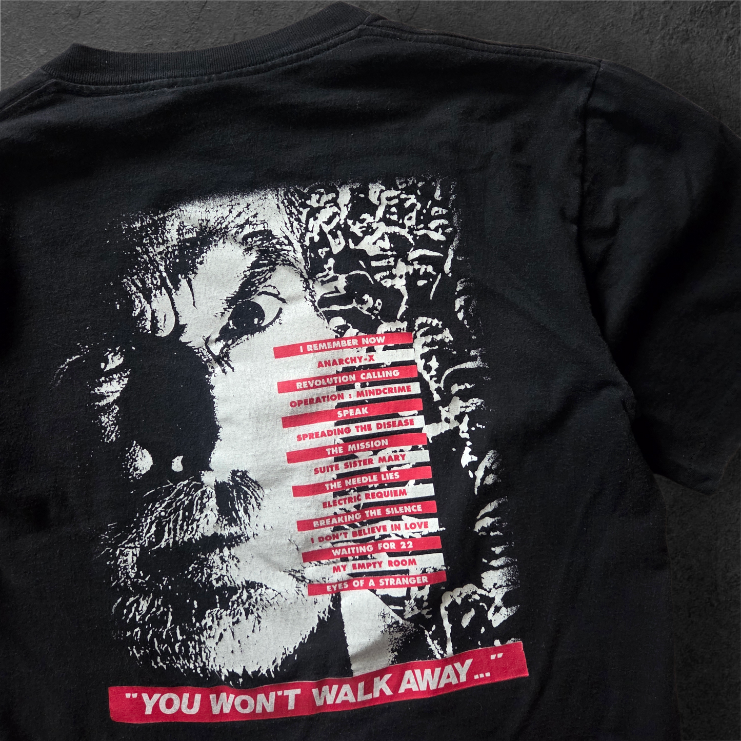 1991 Queensrÿche Operation: mindcrime Live T-shirt
