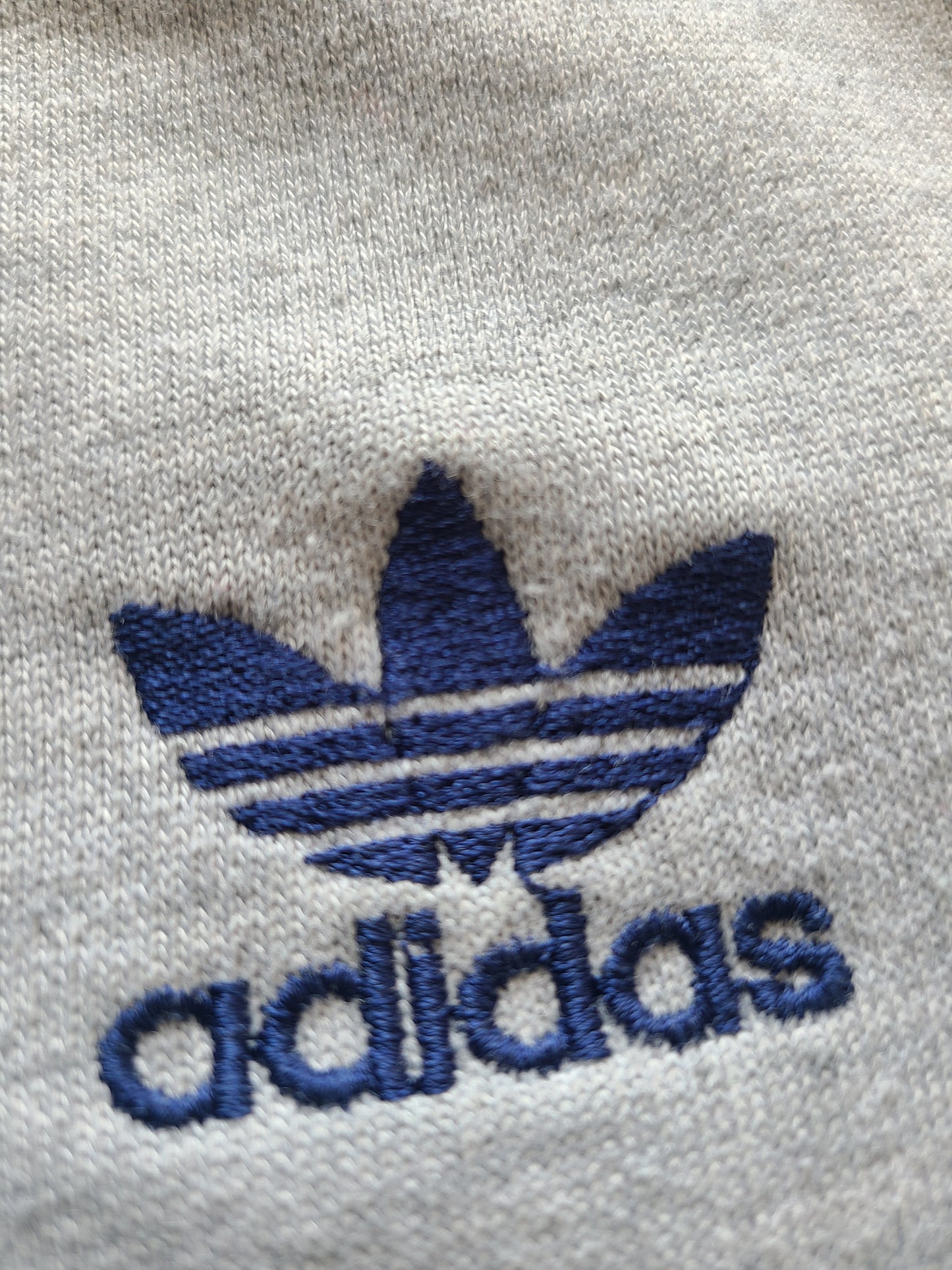 Late 80s Adidas Trefoil Blank Crewneck Size Medium