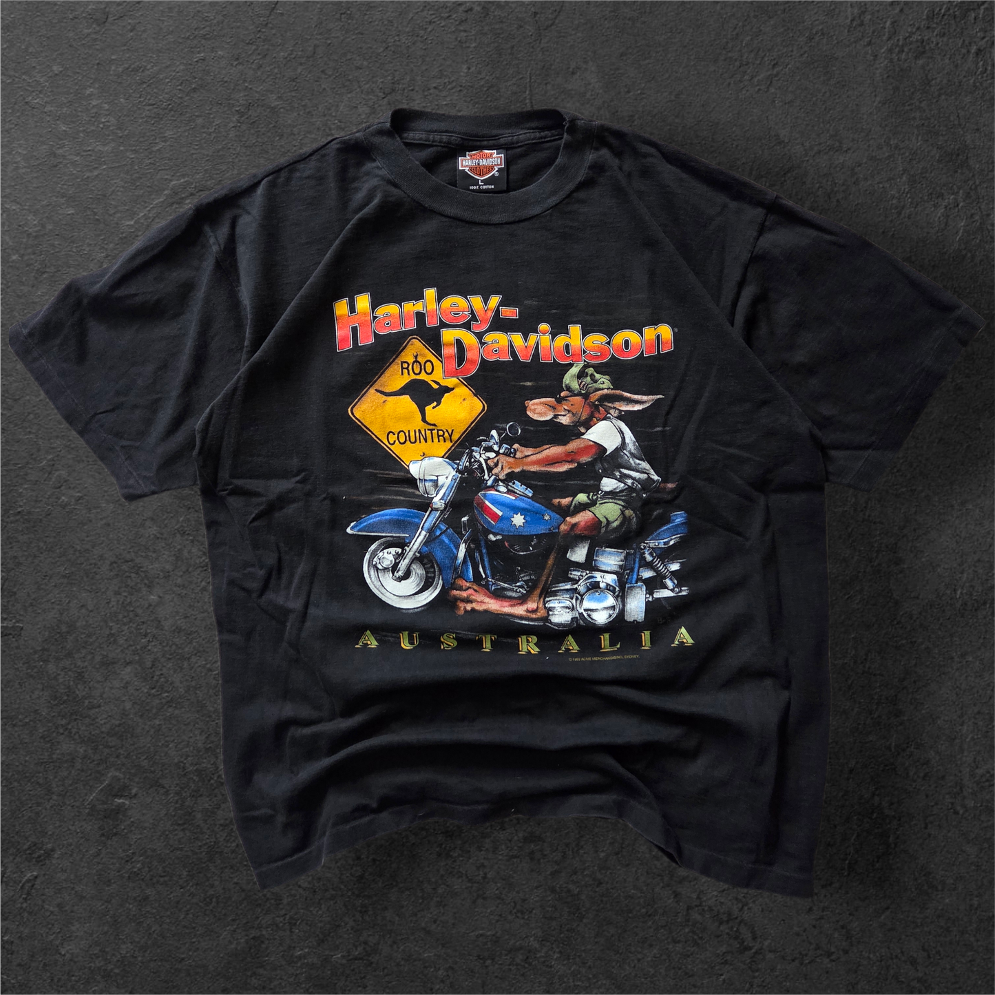 1992 Harley davidson tee Roo Country