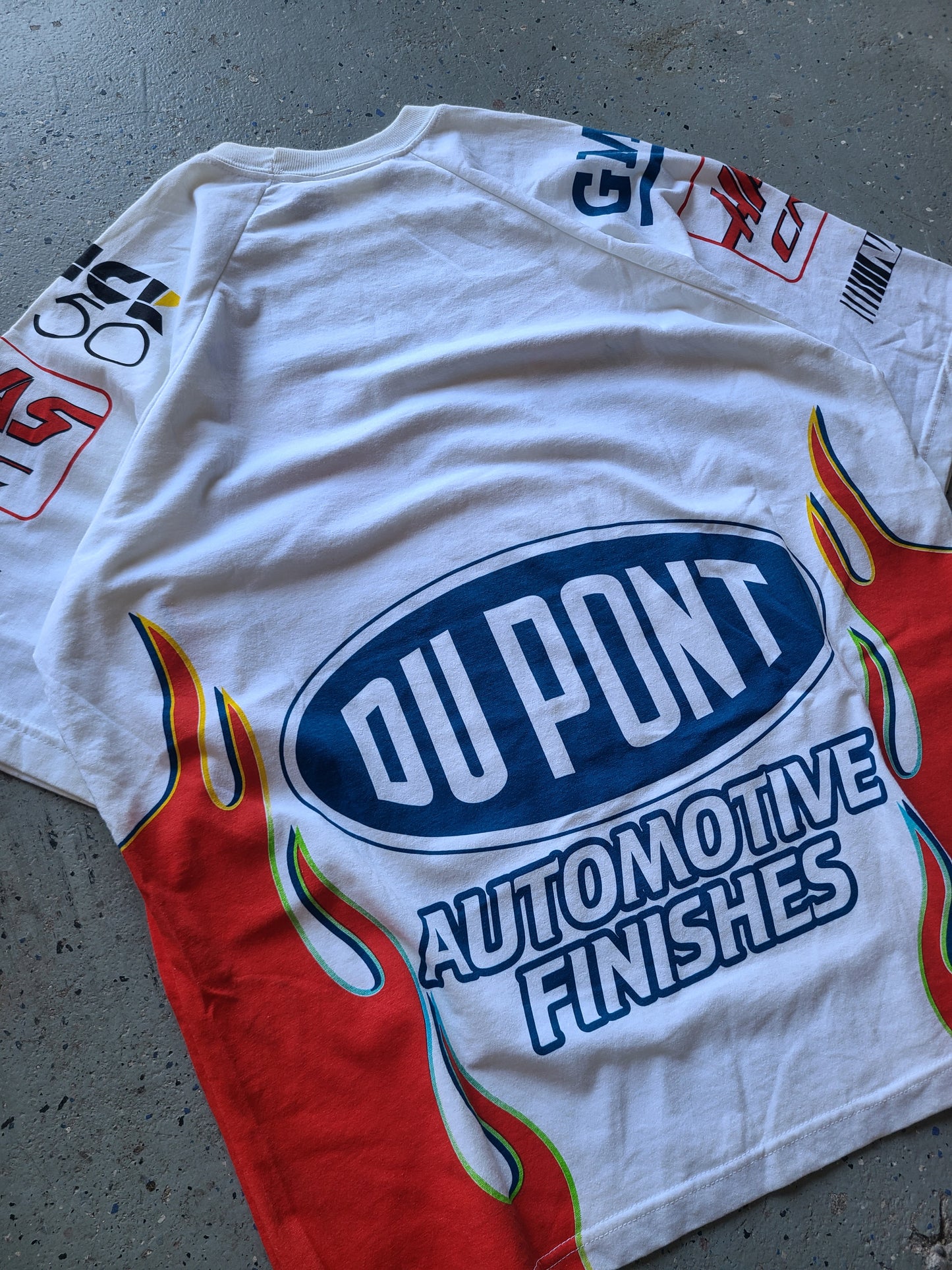 Late 90s Dupont Racing "Automotive Finishes" t-shirt size XL