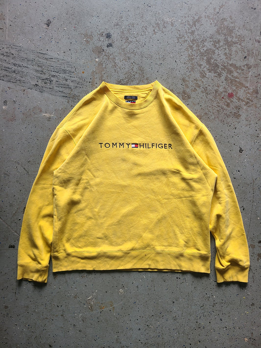 Y2k Tommy Hilfiger crewneck sweatshirt Size Large