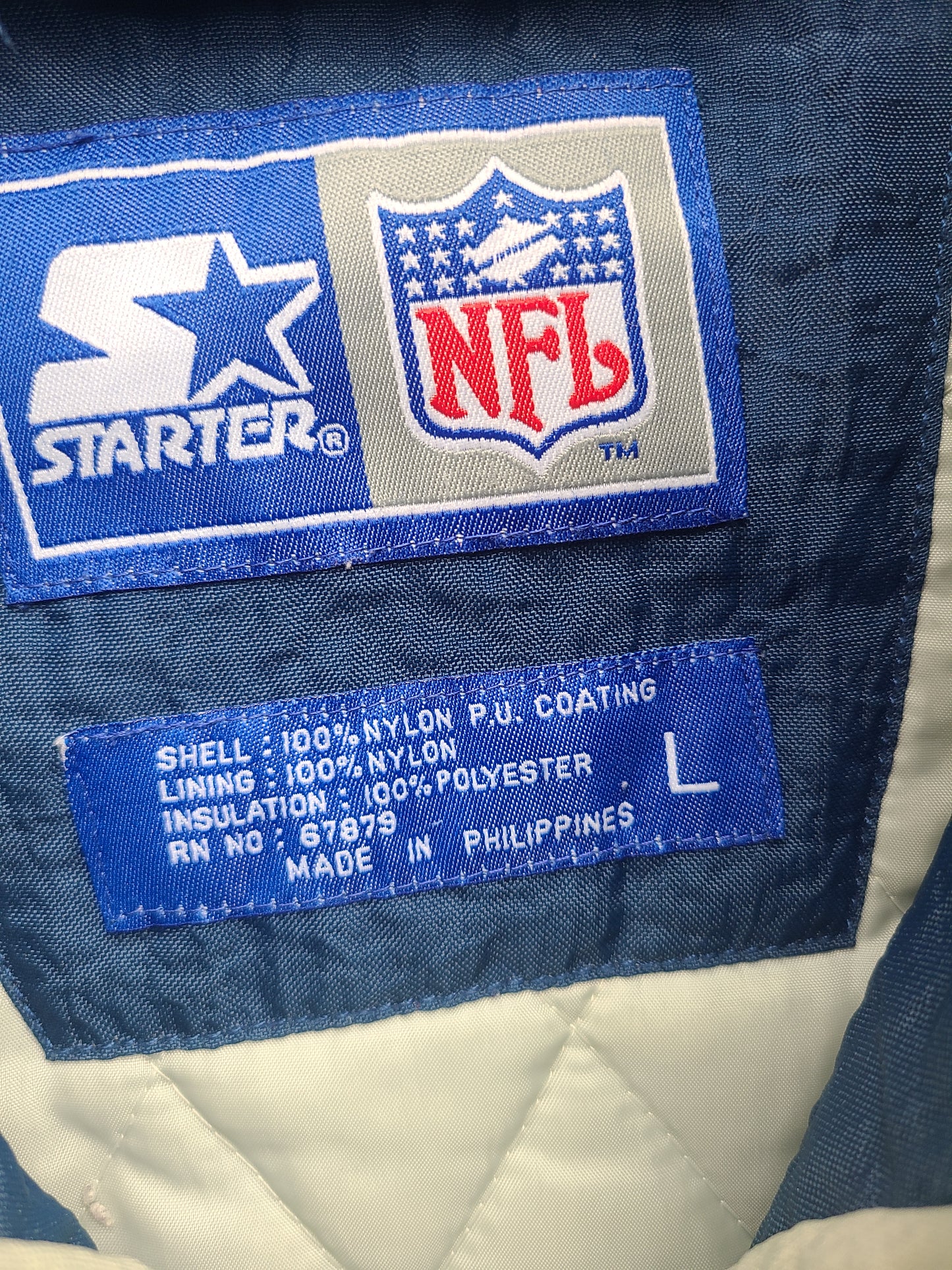 90s NFL Starter Dallas Cowboys puffer coat Size large