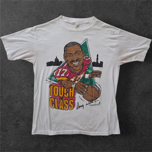 1988 Doug Williams Redskins  "Touch of class" tee