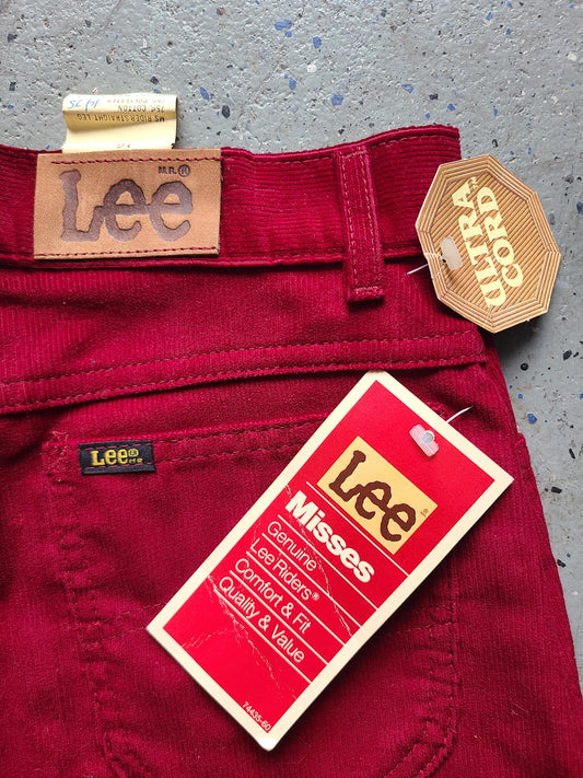 1980s Lee Ms Rider Straight Leg Cords Size 16 (fits like a modern 12)