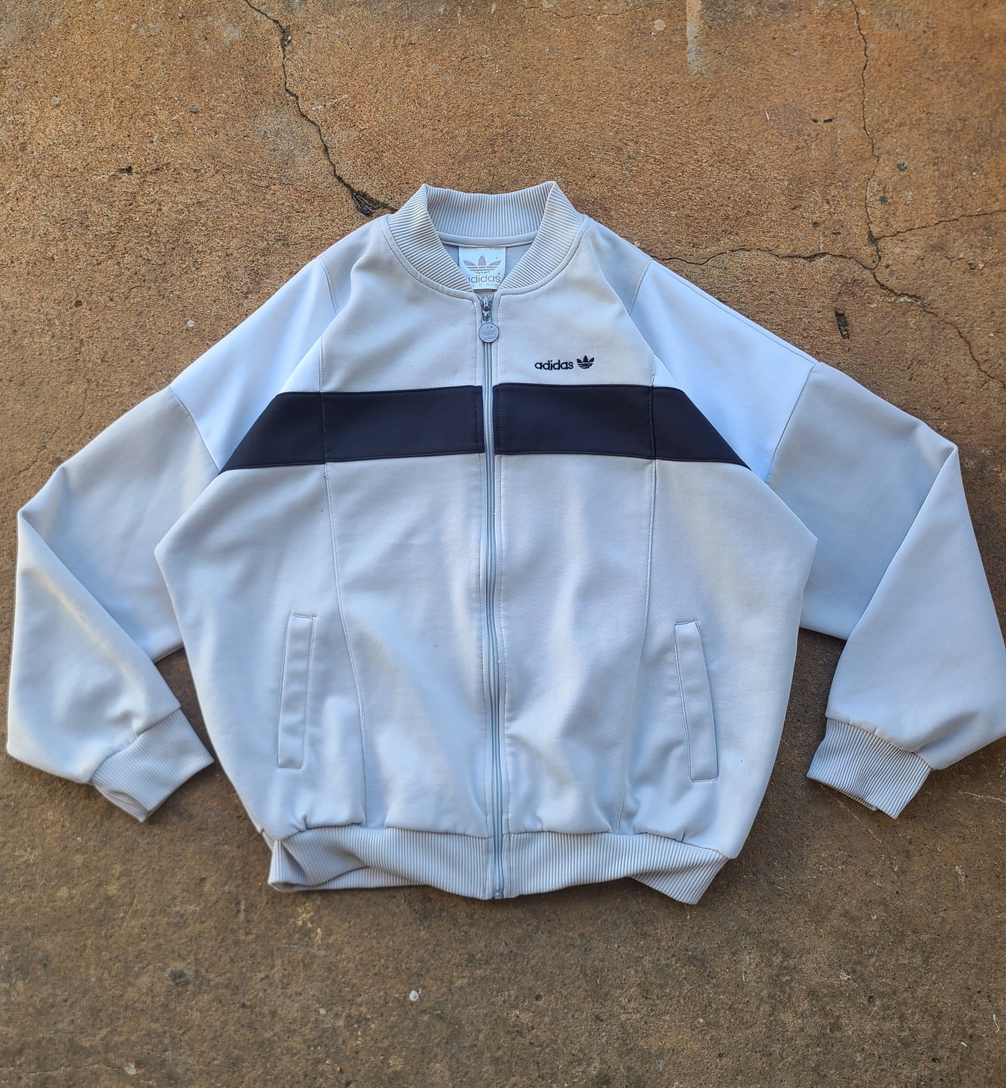 Late 80s Adidas track jacket Size XL