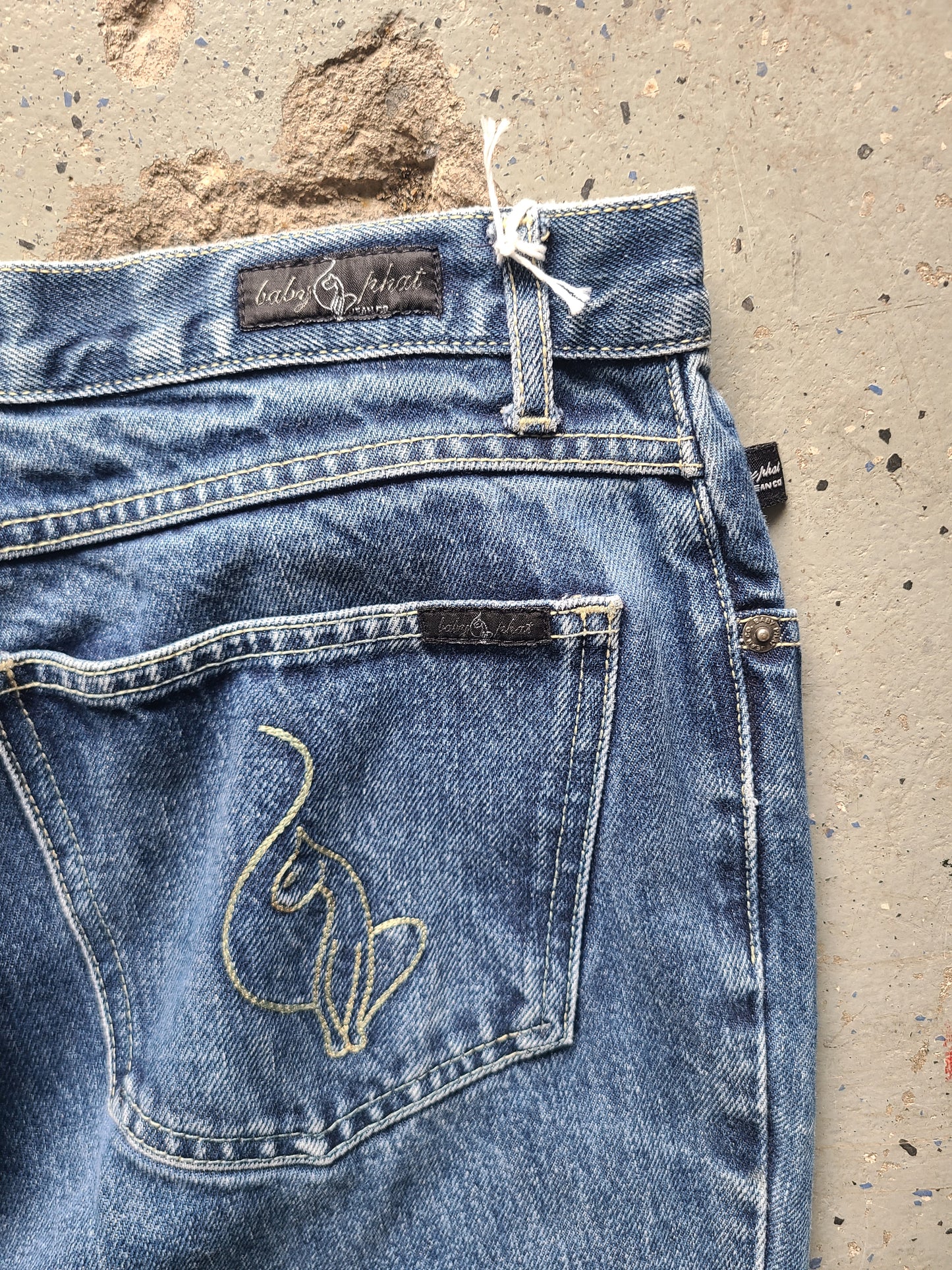 Y2K Baby Phat Wide Leg Jeans Size 13