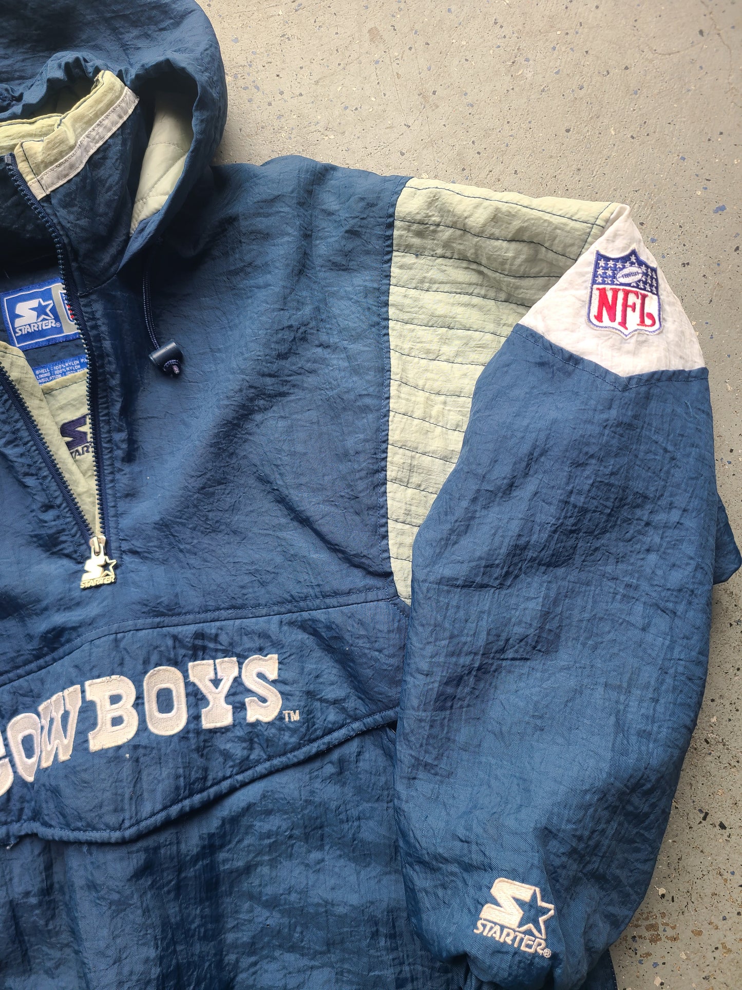 90s NFL Starter Dallas Cowboys puffer coat Size large