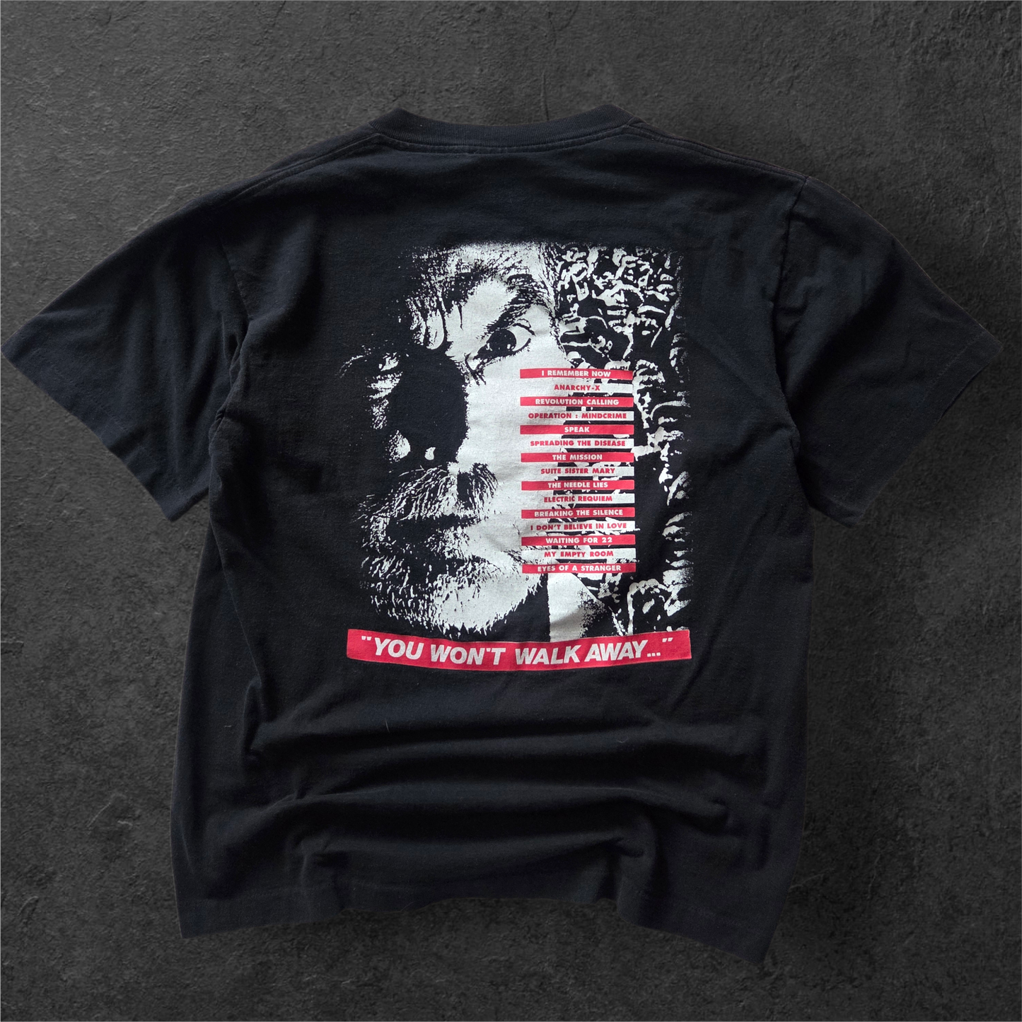 1991 Queensrÿche Operation: mindcrime Live T-shirt