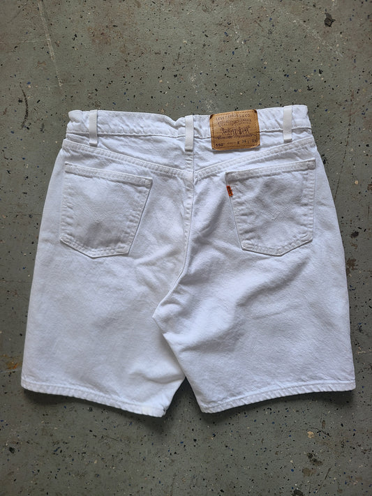 Levi's 550 Relaxed Fit Orange Tab Jorts 34x9