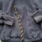 Vintage mvp Corp Pro Weave Navy Drawstring Quarter Zip Hoody Size Medium