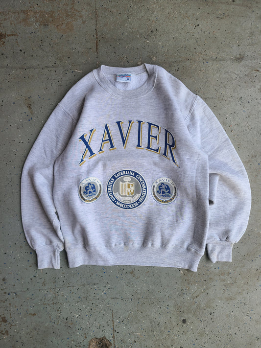 Vintage Xavier Musketeers Crewneck Sweatshirt Size M