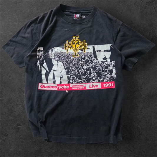 1991 Queensrÿche Operation: mindcrime Live T-shirt
