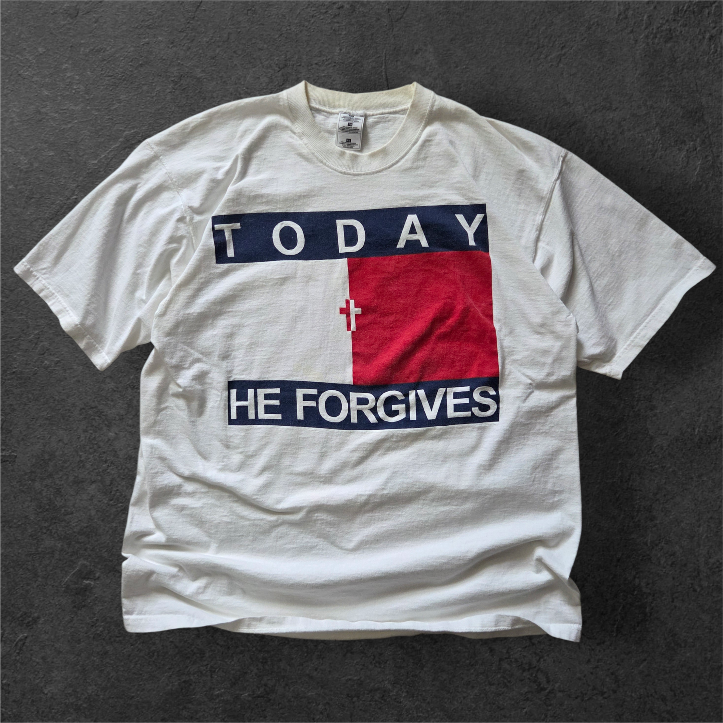 Y2k Today He Forgives Religious tee